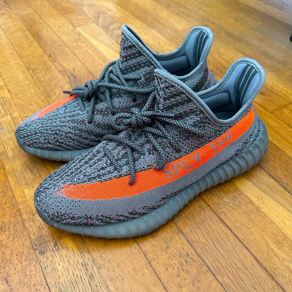 Used Adidas Yeezy 350 V2 Beluga 1.0 Reflective Size 10.5